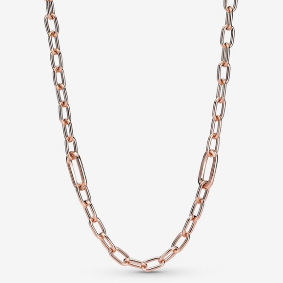 Pandora Rose Gold Plated ME Link Chain Necklace  New - Picture 2 of 4